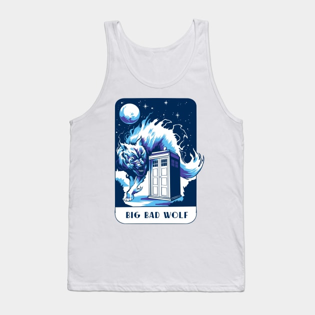 BIG BAD WOLF Tank Top by kookylove